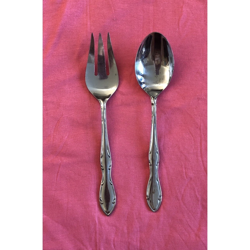 Continental Stainless Japan CSS13 Serving Spoon And Fork